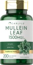 Carlyle Mullein Leaf Ekstract 1500mg | 200 kapsler | Verbascum Thapsus | Ikke-GMO, Glutenfri Supplement