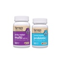 Renzos vitaminer Happy Tummies Bundle, probiotika for barn og picky Eater Kids Multivitamin