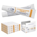Dynarex Hydrokortison Cream - Topisk Anti-Itch Hydrokortison Ointment for midlertidig relief av mindre hud kløe, utslett, irritasjon - 72 - 1oz Tubes