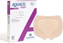 ConvaTec AQUACEL Foam 8"x7" Sacral sår kjole med silikon Gel klesmerke, vanntett, fleksibel, medisinsk klasse med hydrofiber teknologi, sterile, rektangulær, 5ct boks