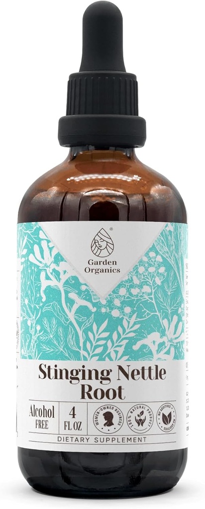 Stinging Nettle Root alkohol-fri naturlig tinktur ekstrakt, immunsystem Booster, flytende dråper laget av 100% (4 fl oz)