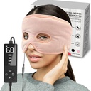 Fuktig varme Sinus trykk relief Maske med 3 varmeinnstillinger, ekstra stor ansiktsoppvarming Pad for øyne, sinusitt, hormon Migrain, tentsjon hodepine relief