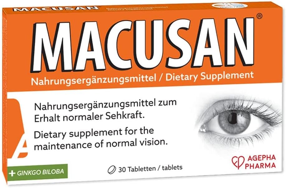 Tørr Eye Tabletter For Aldersrelaterte Øye Helse Problemer Øye Vitamin & Mineral Supplement Med Lutein, Zeaxanthin, Ginkgo Biloba & Omega-3 Forbedre Eyesight