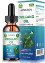 Oregano olje flytende dråper med karvatrol,vitamin E - 6 måneders forsyningsolje av Oregano dråper tinktur ekstrakt, rengjøring, Detox, immunstøtte, Digestive Gut helse - ren vegansk Herbal Oregano olje 1oz