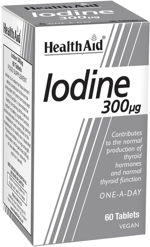 Helsehjelp 300mcg IdIodine tabletter - Pakke med 60 tabletter