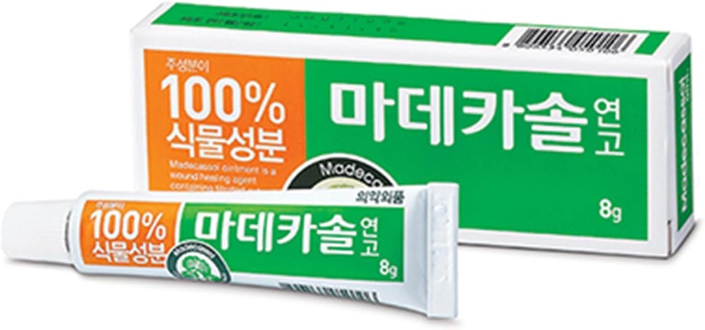 MADECA Derma Madecassol Care Ointment 8g – sårhealing krem for hudreparasjon, Hydration og beskyttelse – Moisturizing og hudrestaurasjon.