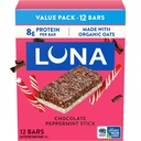 LUNA Bar - Sjokolade Peppermynte Stick Flavor - Snack Barer - Ikke-GMO - Glutenfri Protein Barer - laget med organisk havre (12 Pakke)