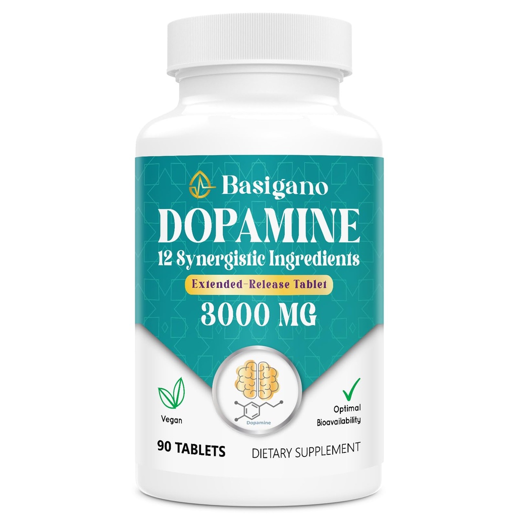 Naturlig dopamin Supplement - 90 tabletter (pakke med 1)