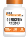 BulkSupplements.com Quercetin Dihydrate Kapsler - Quercetin Kosttilskudd, Antioksidanter Supplement - 4 Kapsler per servering, 240 Count (Pack of 1)