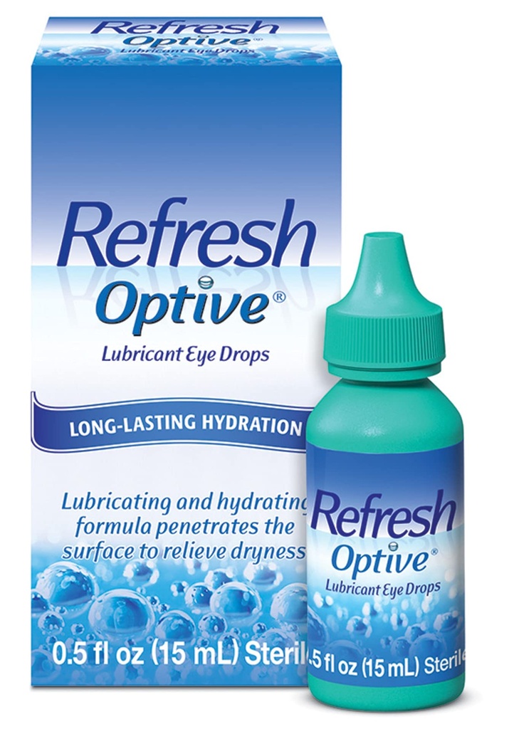 Oppfrisk optimale lubricant øyedråper, 0.5 fl Oz sterile