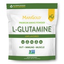 MariGold ren uflavorert L-glutamin pulver - sunn gut, immun og muskel støtte, ikke-GMO, Glutenfri, Soya og Allergen Gratis (5g / 5000mg per servering)