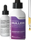 TriGuard MULLEIN Plus - Mullein Leaf Extract, Eldrebær Extract & Olive Leaf Ekstrakt 2 fl oz | støtter sunn respirasjonsfunksjon & immunsystem | alkoholfri, ikke-GMO, smaker bra, laget i USA