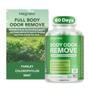 Body Deodorizing Supplement, Naturlig Intern Odor Control piller for menn og kvinner, Klorofyll kapsler for hud, puste og Gut helse (60 kapsler)