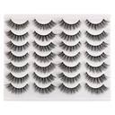 Newcally Lashes Falske Eyelashes Cat Eyes Wispy Naturlig Faux Mink Lashes 14 Par Pakke Lysvolum Kort Falsk Øye Lashes Multimedia