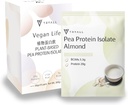 TRYALL Plante Basert Pea Protein Powder Isolate (20g protein) Reise Sachets (almond melk, 10 pakker)