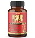 9in1 Brain Support Supplement - Konsentrert Ashwagandha Root, Gotu Kola pulver, Bacopa Monnieri pulver og mer - 90 kapsler - 3 måneders forsyning