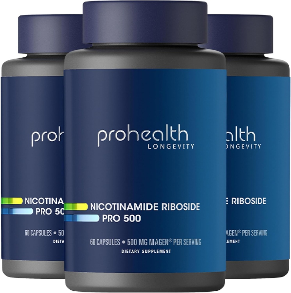 ProHelse Nikotinamid Riboside Pro 500. Patentert NR Niagen 500mg Plus 250mg TMG. NAD + Supplement Boosts NAD +. NR Supplement Proven i 300 studier. 30 Tjenester (3 Pakke)