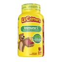 L'il Criters Kids Immune C Gummy Supplement med vitamin C, sink og vitamin D3 for immunstøtte, 190 ct (95-190 dagers forsyning), 4 deilige smaker fra Amerikas nummer ett Gummy Vitamin Merke
