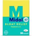 Midol Bloat Relief, Caplets med Pamabrom, 30 greve