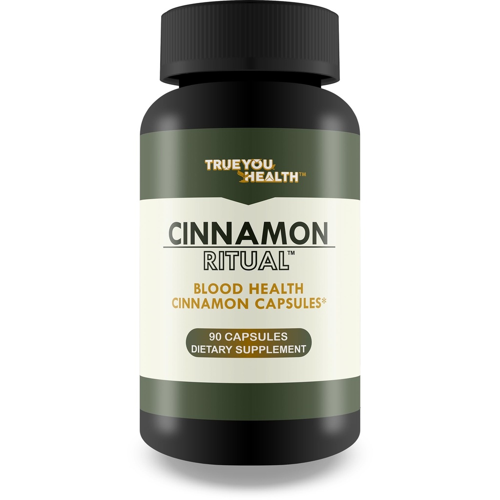 Cinnamon Ritual - Vårt beste kaneltilskudd for blodstøtte - fremmer sunn blodflyt - forbedret formel W/Turmeric & vitaminer - Glucose Tilbakestill Ritual Sukker Helse
