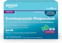Basic Care Esomeprazol Magnesium Forsinket-adhesiv Kapsler 20 mg, syre Reduser, kul mynt, 42 greve (3 pakker med 14)