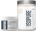 Bundle av Isopure Bovine Colostrum Supplement pulver, forsiktig prosessert, 90 Serveringer + Isopure Unflavored Kreatin Monohydrat pulver, 5g Kreatin Monohydrat per Scoop, 100 serveringer, 500g