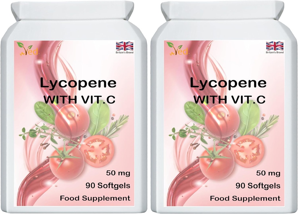 Ved Lycopen Supplement 50 mg (pakke med 2)