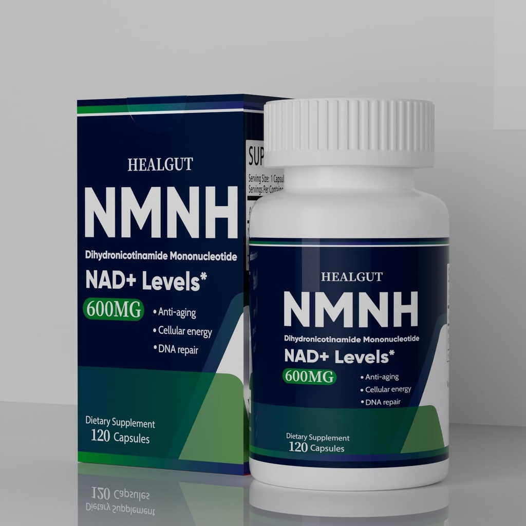 NMNH Supplement for anti-aldring gjennombrudd - Boost NAD+ Nivåer mer effektivt enn NMNH Liposome 120 kapsler