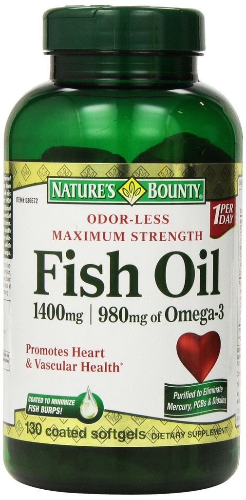 Naturer Bounty fisk olje