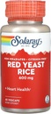 SOLARAY rød yeast ris - 600 MG (45 kapsler)