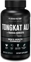 Jacked Factory Indonesisk Tongkat Ali + Fadogia Agrestis - 200:1 Ekstrakt Longjack Tongkat Ali for menn med Fadogia Agrestis 600 mg & Primavie Shilajit til støtte Vitality, Energi, & Mood - 60 Kapsler