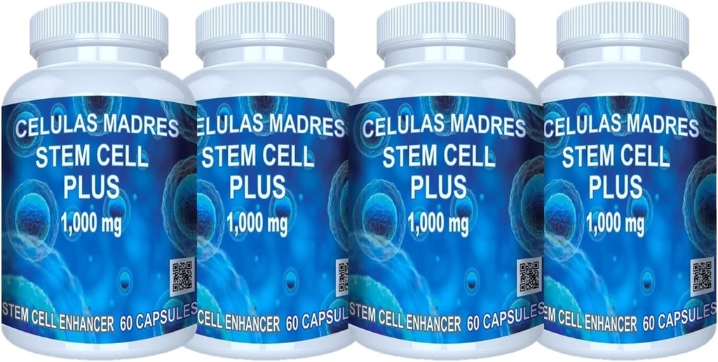 VITAMISAN 4 Celulas Madres Stemceller AFA Blå Grønn Algae Anti-Aging 240 Kapsler