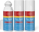 Maksimal styrke smerte relief Roll-on, 3 oz verdi størrelse, Lidocain 4%, Numbs smerte borte, Nerve smerte, (3 pakke)