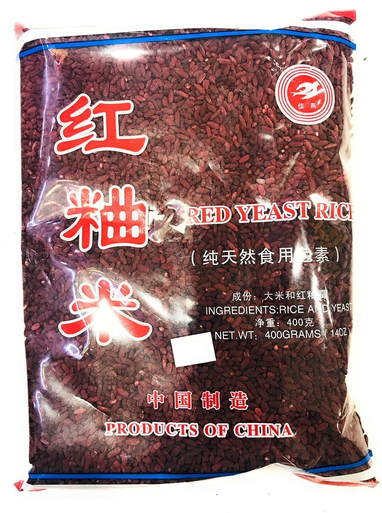 Rød yeast ris 紅曲米 14 oz x 4 poser