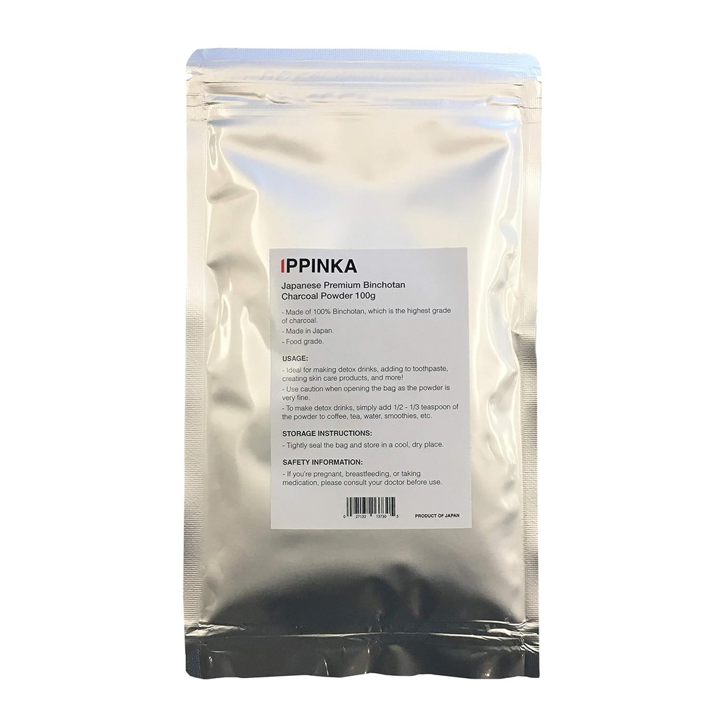 Japansk Premium Binchotan Charcoal pulver 100g