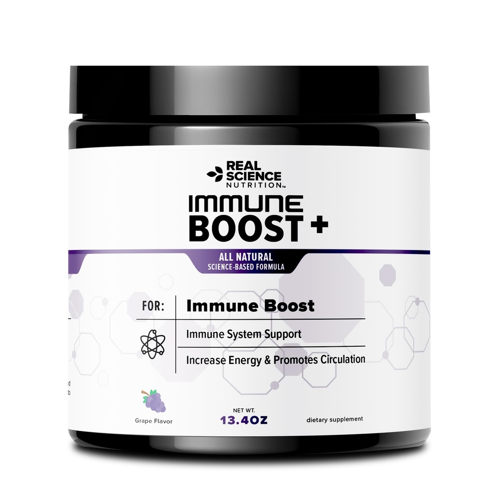 Immun Boost Plus | Naturlig immunisme Formula, Boost Immune System helse og velvære, kraftigere enn eldrebær, sink, Echinacea - i en rask fungerende pulver
