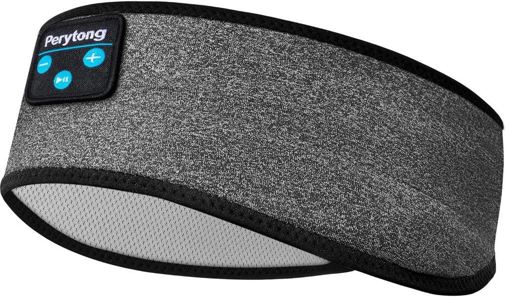 Perytong Bluetooth søvn hodetelefoner hodebånd - myk elastisk komfortable hodebånd, gaver til menn, kvinner, tenåringer