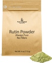 Pure Original Ingredienser Rutin pulver (4 oz), alltid ren, ingen tilsetningsmidler eller fyllstoffer, Lab verifisert