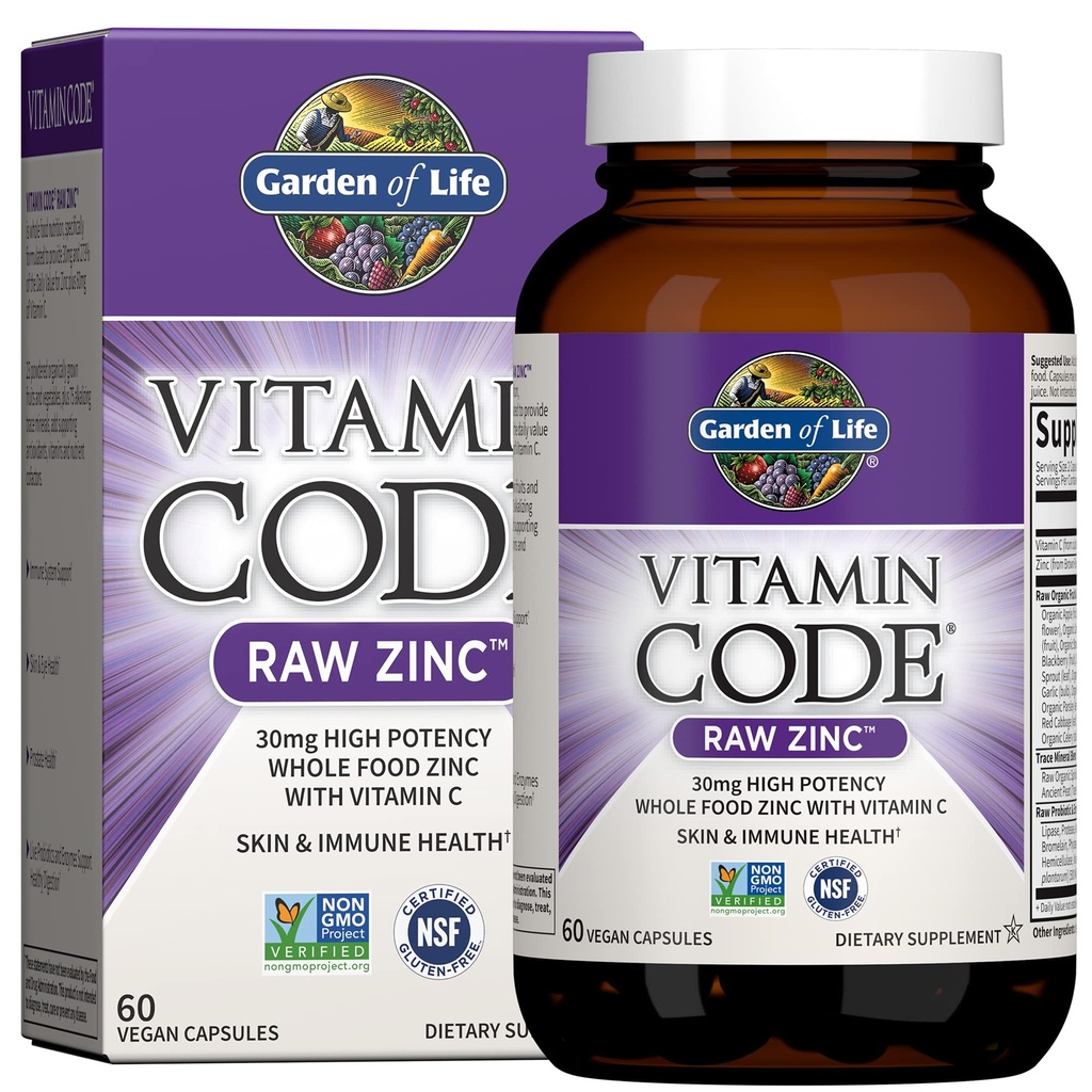Livshage Sink 30 mg + Sea-Iodine Kelp Iodine Thyroid støtte 60 kapsler