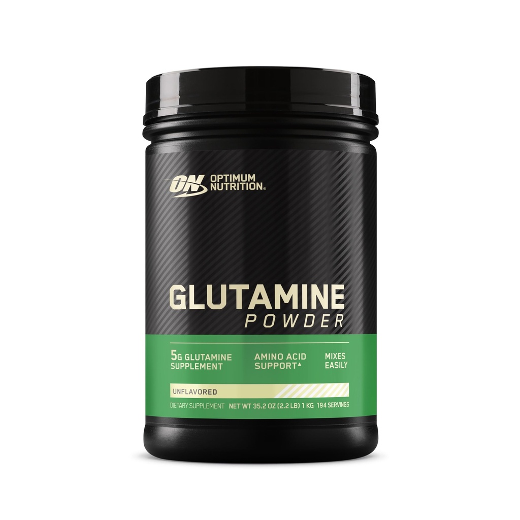 Optimum Ernæring L-Glutamine Muskel Recovery pulver, 1000 gram, 194 serveringer (pakke med 1)