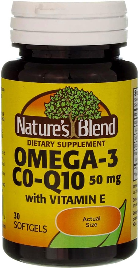 Naturens blanding Co-Q10 & Omega-3 30 Sgels