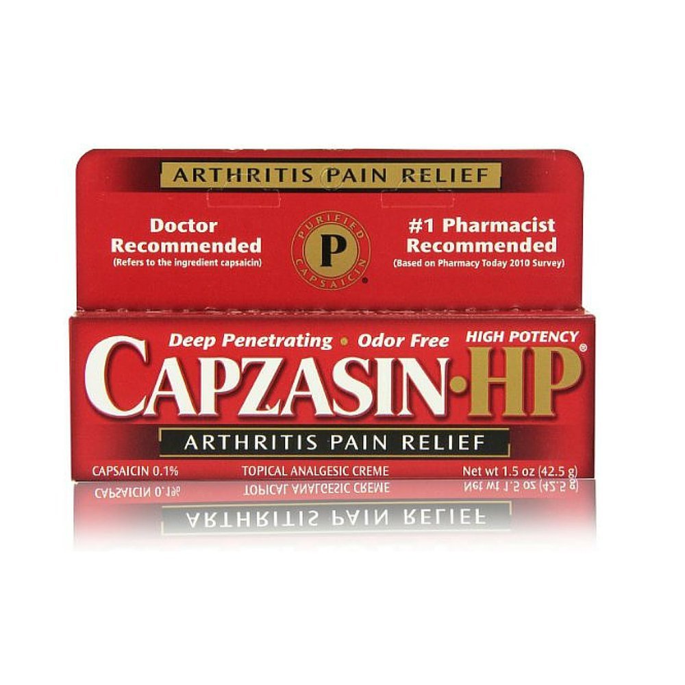 INFORMASJON AV 3 EACH CAPZASIN-HP CREME 1.5OZ PT #31192675142