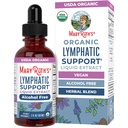 MaryRuth Organics Lymphatic Support Drops | USDA Organic Lymphatic Cleanse Immune Support Supplement | Lymphatic Support med Echinacea & Elderberry | Blå Vervain | Vegan ikke-GMO | 30 Serveringer