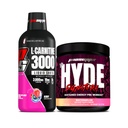 PROSUPPS L-karnitin 3000 stimulerende gratis flytende bilder (31 serveringer, berry) og Mr. Hyde Signature Series Pre-Workout Energi pulverisert drikke (30 serveringer, vannmelon)