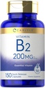 Carlyle Vitamin B-2 | Riboflavin | 200 mg | 150 greve | vegetarisk, ikke-GMO og glutenfri essensiell supplement