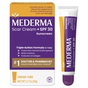 Medderma Scar Cream Plus SPF 30 - Avansert arbehandling, beskytter mot solskader, reduserer utseendet på arr fra Acne, Burns, kirurgi og skade, 0,7 oz