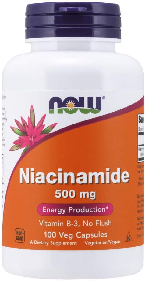 NU Matvarer - Niacinamid 500 mg 100 caps (pakke med 4)