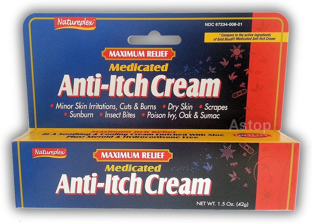 Maksimal relief Medisinert Anti-Itch Krem