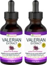 ELP ESSENTIAL Valerian Root Extract Drops ® 2 fl oz | Sukkerfri, alkoholfri, ikke-GMO Glutenfri væske 2 Pack