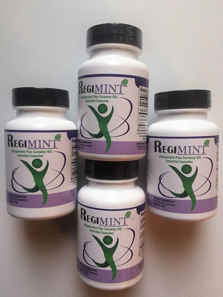Peppermynte Oil Plus Caraway Enteric Caps. IBS (4 flasker)